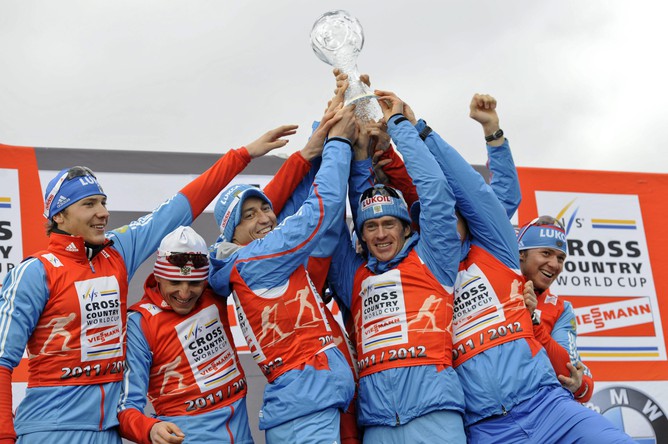 Сборная России по лыжным гонкам выиграла Кубок наций