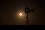 20 мая. Солнечное затмение над Альбукерке, Нью-Мексико. 