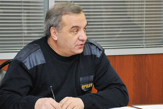 Глава МЧС РФ Владимир Пучков на выездном заседании рабочей группы Правительственной комиссии по предупреждению и ликвидации ЧС на шахте «Северная», принадлежащей ОАО «Воркутауголь», где произошел горный динамический удар. Горным ударом называют горнодинамическое явление, которое происходит из-за смещения подземных пластов. В момент происшествия под землей находились 110 человек