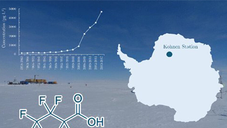 Британская антарктическая служба сообщила о росте уровня вечных химикатов в Антарктике