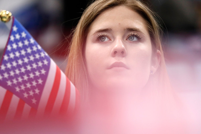 Болельщица из США