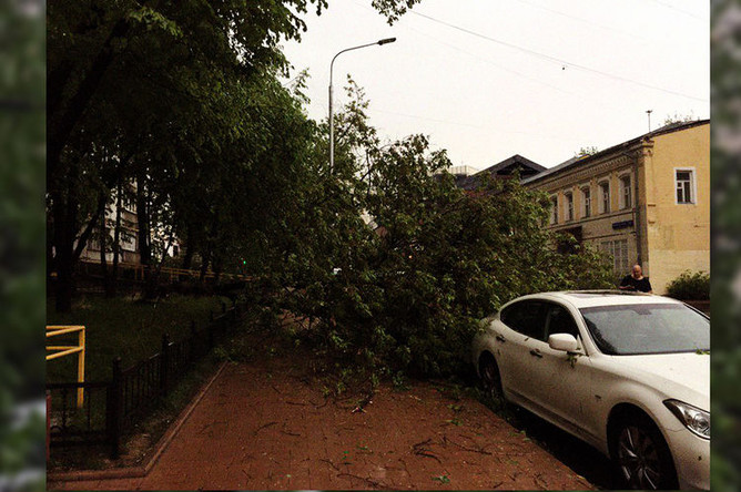 Последствия грозы в Москве, 9 мая 2019 года