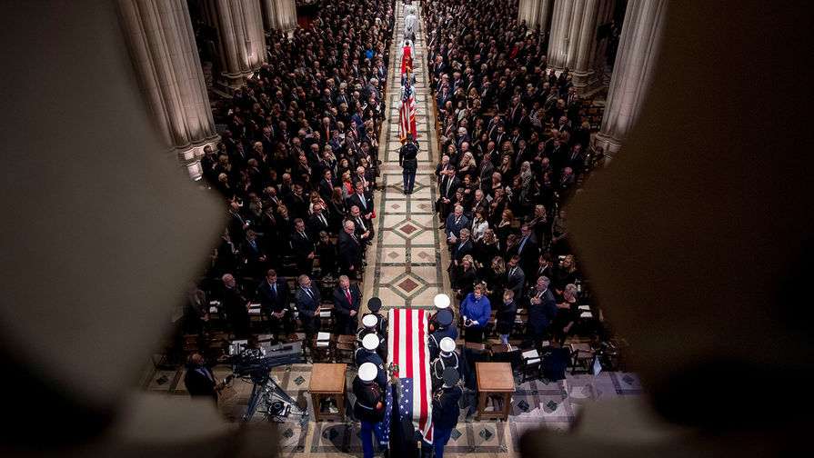 Церемония прощания с&nbsp;41-м президентом США, Джорджем Бушем-старшим, 5 декабря 2018 года 