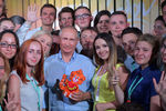 Владимир Путин во время посещения ежегодного Всероссийского молодежного образовательного форума «Таврида»