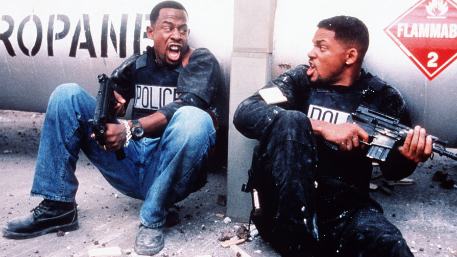 Уилл Смит и Мартин Лоуренс в кадре из фильма «Плохие парни» (1995)