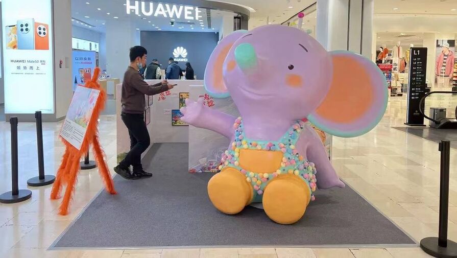В торговых центрах Китая установят фигуры персонажей российского мультфильма