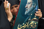 Женщина на церемонии прощания с президентом Ирана Эбрахимом Раиси в Мешхеде, 23 мая 2024 года