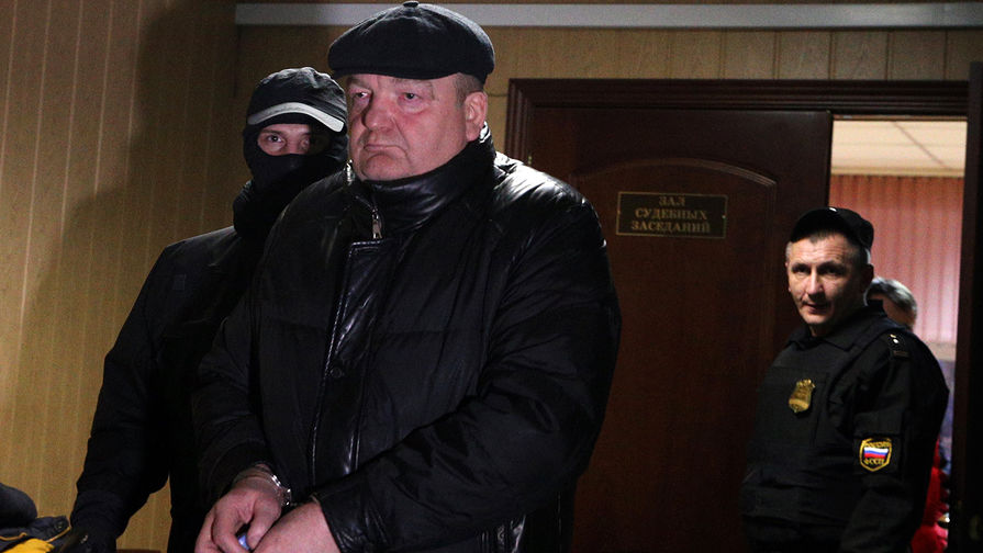 Бывший глава Федеральной службы исполнения наказаний Александр Реймер, обвиняемый в мошенничестве на 3 млрд рублей, в Пресненском суде. 