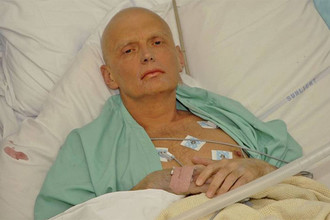Александр Литвиненко в больнице Лондона