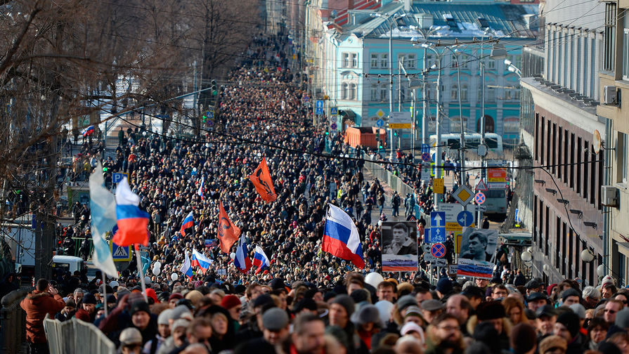 Марш памяти Бориса Немцова в&nbsp;Москве