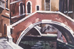 Репродукция картины художника Таира Салахова «Мостик в Венеции» из серии «По Италии», 1971 год