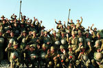 Советские войска перед выводом из Афганистана (последний снимок на память), 1989 год