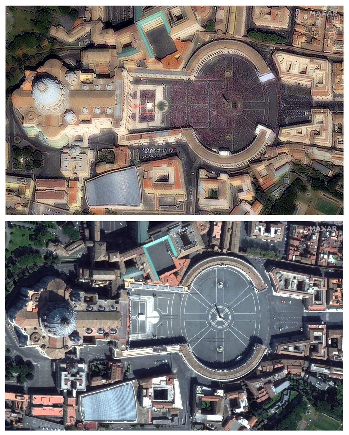 Площадь Святого Петра, Ватикан
