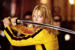 <b>«Убить Билла» (2003–2004)</b>
<br><br>
Тарантино неоднократно признавался, что Турман является одной из его любимых актрис в принципе — и что на роль Невесты в дилогии «Убить Билла» даже не думал брать кого-то другого. Более того, когда Ума согласилась сыграть в боевике (и при этом сильно доработала образ главной героини), режиссер без проблем отложил съемки из-за ее беременности. Работа над фильмом, правда, едва не обернулась для актрисы трагедией — по причине халатности съемочной группы и давления со стороны Тарантино она попала в страшную аварию. Произошло это во время создания сцены, где ее героиня едет по песчаной дороге в машине с открытой крышей. Впоследствии Турман, получившая в ДТП травму шею и сотрясение мозга, добилась от создателей ленты компенсации.
