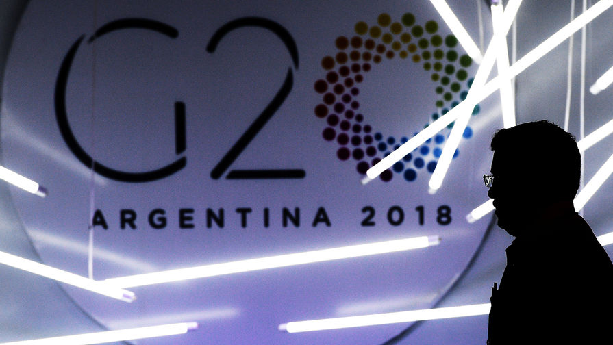 В&nbsp;пресс-центре саммита &laquo;Группы двадцати&raquo; в&nbsp;Буэнос-Айресе, 1 декабря 2018 года