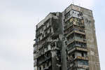 One of the residences in Mariupol, March 2022