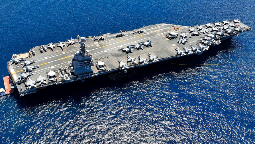 Американский авианосец Джеральд Форд взял курс на Ближний Восток