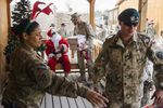 Рождество празднуют солдаты в Афганистане