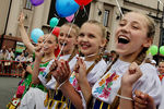 Театрализованное шествие, посвященное празднованию Дня города во Владивостоке