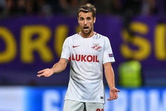 Защитник московского «Спартака» Дмитрий Комбаров