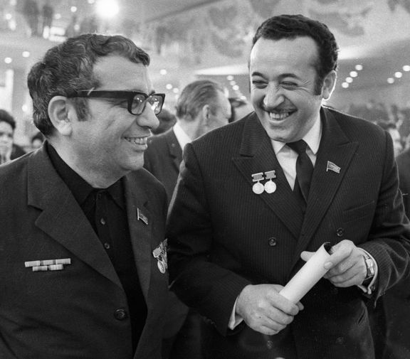 Композитор Кара Караев и художник Таир Салахов, 1971 год
