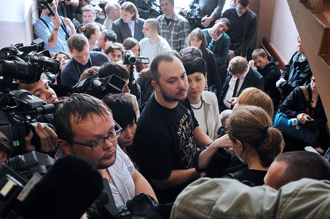 Журналисты в здании Хамовнического суда на процессе Pussy Riot