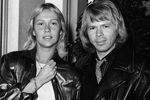 Агнета Фельтског и Бьорн Ульвеус в лондонском аэропорту Хитроу, 1979 год