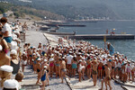 Праздник Нептуна в пионерском лагере «Артек» в Крыму, 1973 год