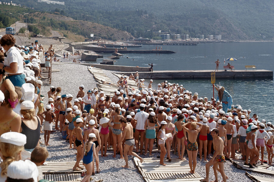 Праздник Нептуна в&nbsp;пионерском лагере &laquo;Артек&raquo; в&nbsp;Крыму, 1973&nbsp;год