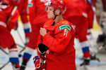 Никита Александров в матче группового этапа молодежного чемпионата мира по хоккею между сборными командами России и Канады, 28 декабря 2019 года