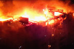 На месте пожара в многоквартирном жилом доме в Краснодаре, 13 сентября 2020 года