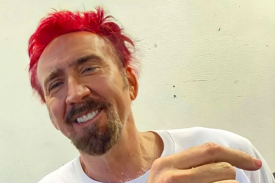 Nicholas Cage With Red Hair