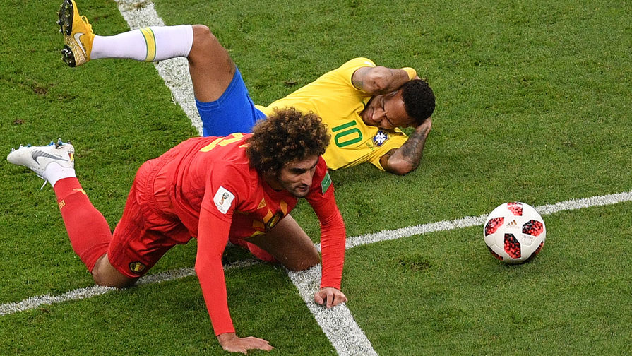 Во время матча 1/4 финала чемпионата мира по&nbsp;футболу между&nbsp;сборными Бразилии и Бельгии, 6 июля 2018 года