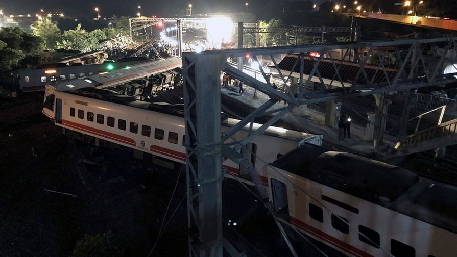 Крушение поезда в&nbsp;Тайване, 21 октября 2018 года