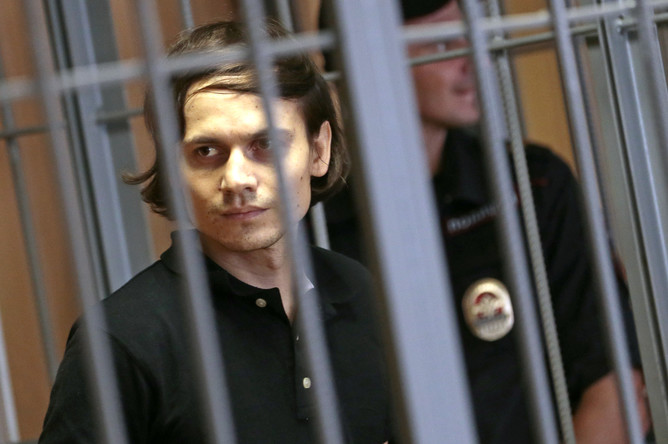 Григорий Сурлье во время оглашения приговора в Никулинском суде