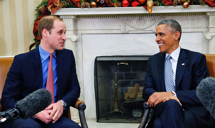 Принц Уильям провел встречу с&nbsp;президентом США Бараком Обамой