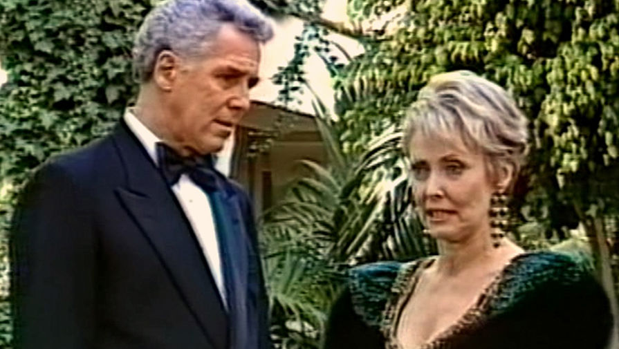 Джед Аллан и Джудит Макколлен в сериале «Санта-Барбара» (1984)