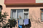 Окно квартиры, в которой «проживала» семья Семена Семеновича Горбункова, 2013 год 