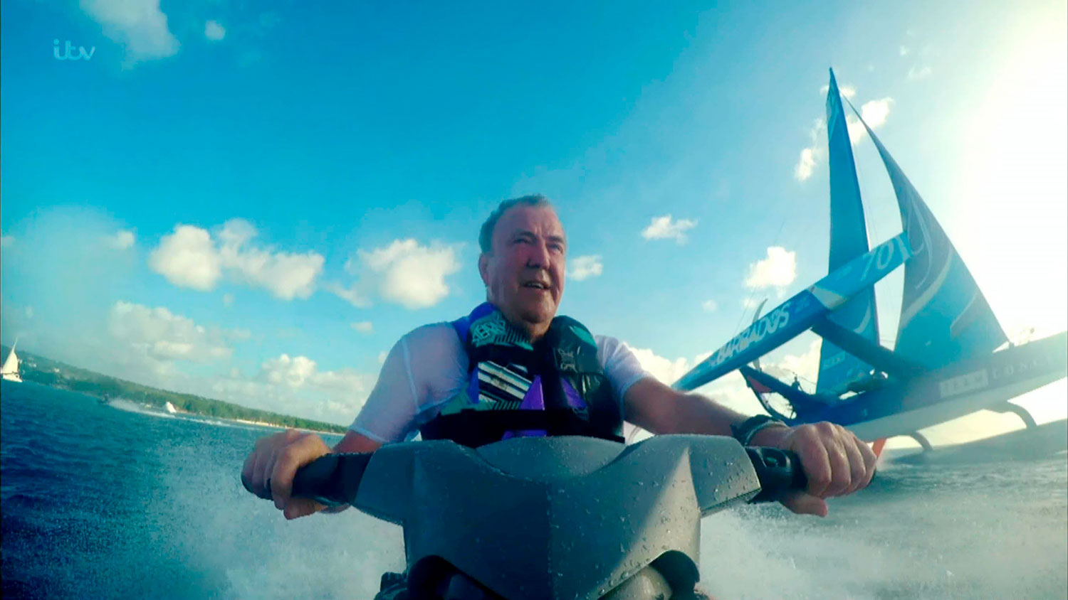Джереми Кларксон во время съемок 1 сезона The Grand Tour, 2016 год