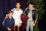 Теннисистка Анна Курникова с мамой и братом, 1995 год