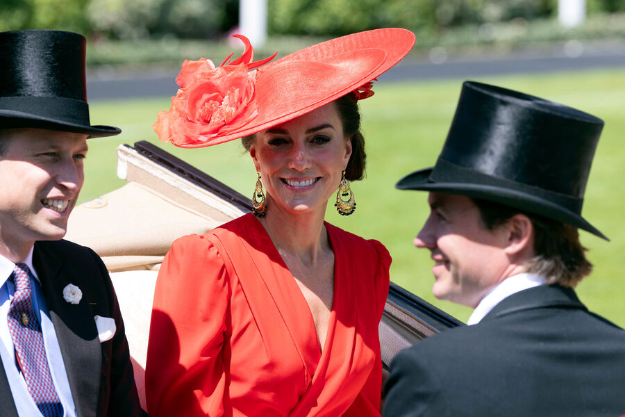Принц Уильям и принцесса Уэльская Кэтрин на&nbsp;королевских скачках в&nbsp;Аскоте, июнь 2023&nbsp;года