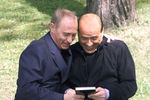 С Владимиром Путиным в Сочи, 2002 год