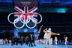 Сборная Великобритании на церемонии открытия Олимпийских игр на Национальном стадионе «Птичье гнездо» в Пекине, 4 февраля 2022 года