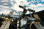 Орбитальная станция «Мир», 1998 год.
