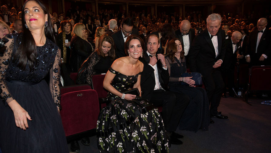 Британский принц Уильям и Кэтрин, герцогиня Кембриджская, на&nbsp;вручении премии BAFTA, 12&nbsp;февраля 2017&nbsp;года