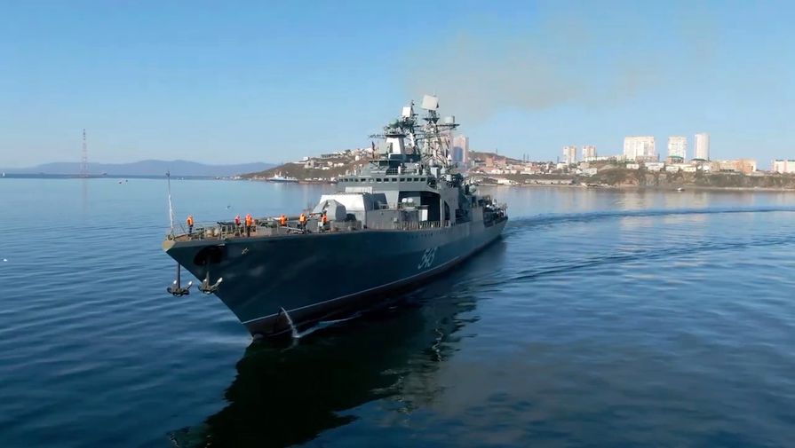 Корабли ВМФ России и ВМС Китая проводят совместное патрулирование в Тихом океане