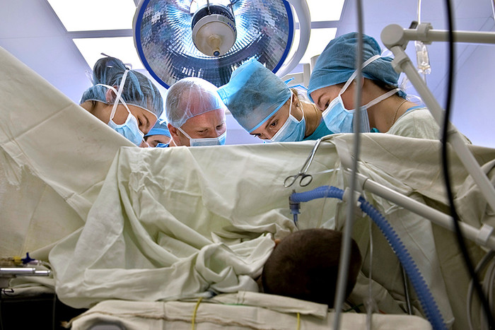 Во время операции по пересадке донорской почки