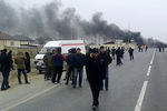 На месте взрыва у поста ГИБДД в Дагестане