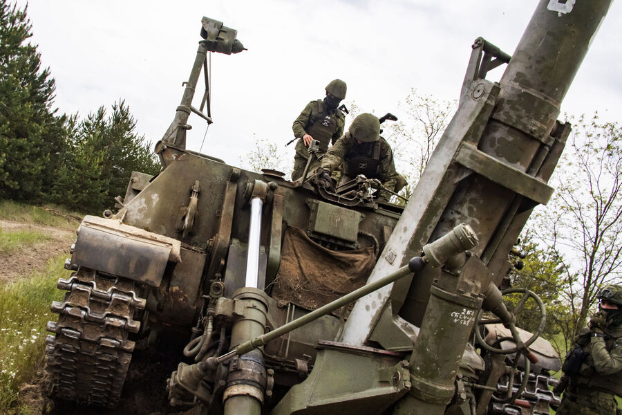 Работа крымских артиллеристов на Херсонском направлении