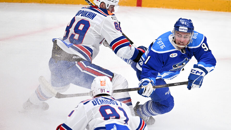 Динамо проиграло СКА в матче КХЛ